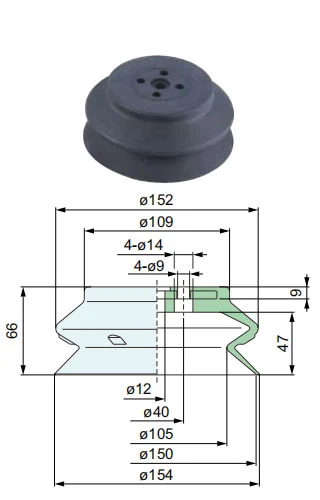 High Rigidity Vacuum Suction Cups Zp2